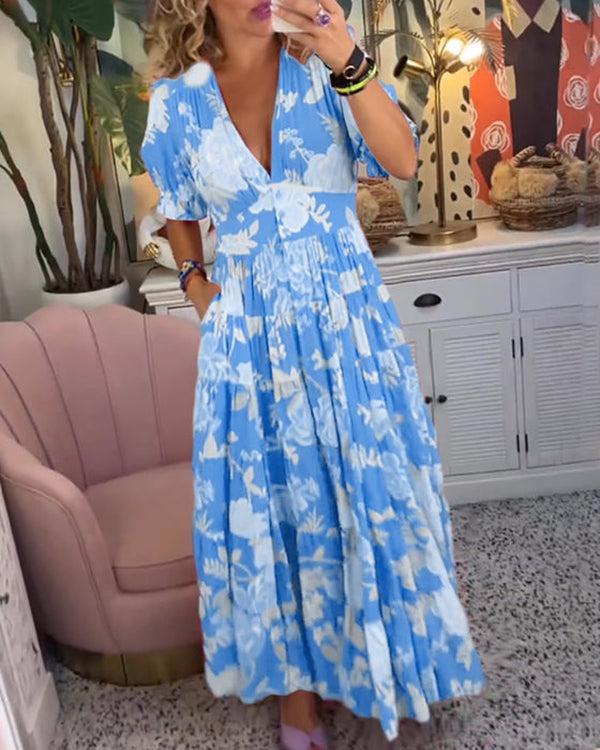 Floriana - Robe Florale Vibrante