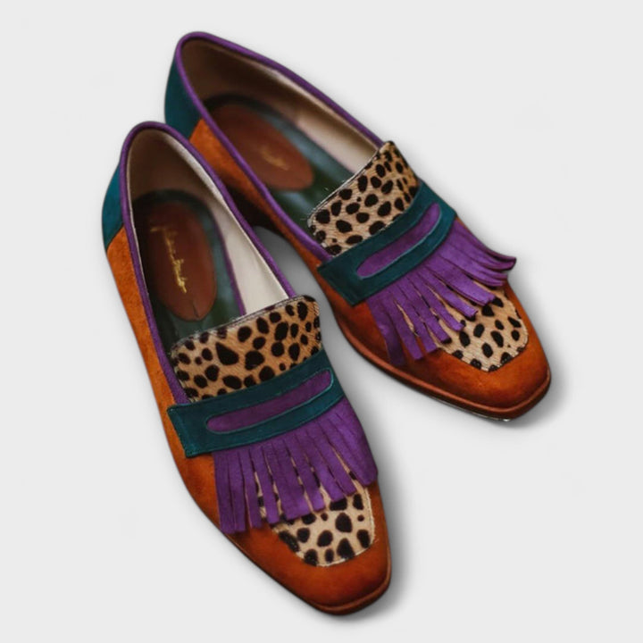 Fallon™ | Mocassin Marron Léopard