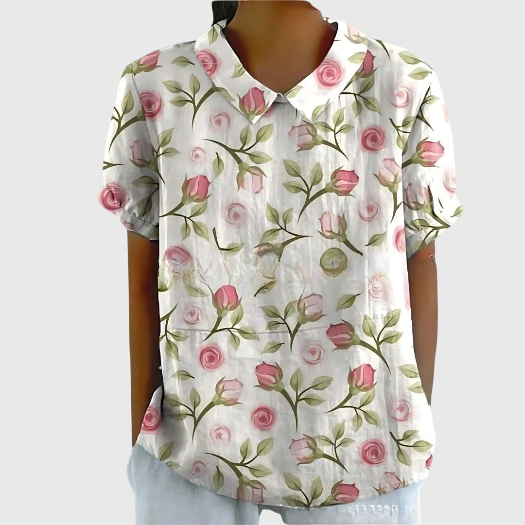 Jenna™ | Blouse Fleurie