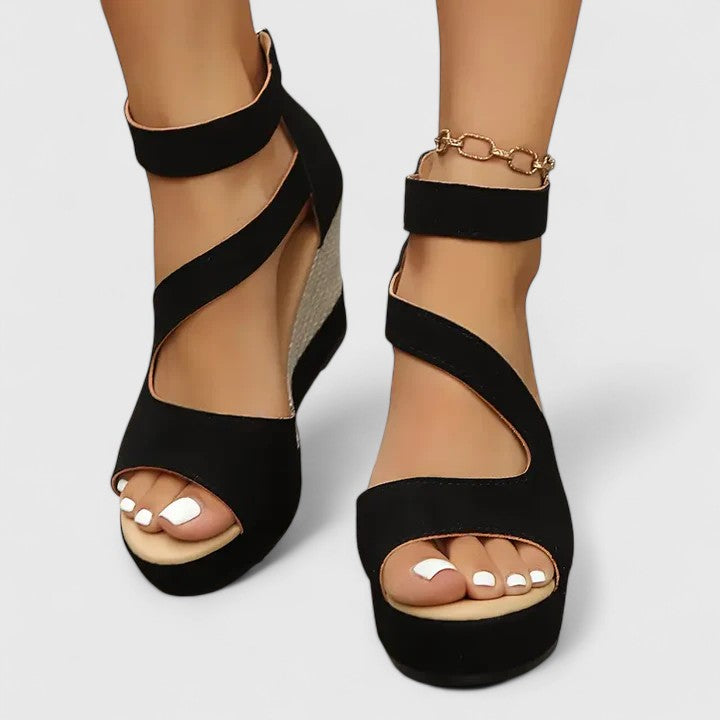Aviana - Sandales Orthopédiques à Talon Wedge
