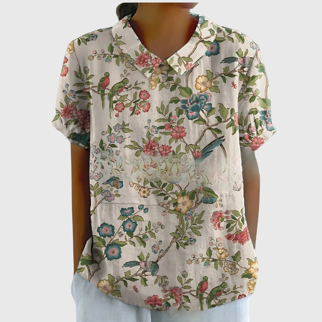Jenna™ | Blouse Fleurie