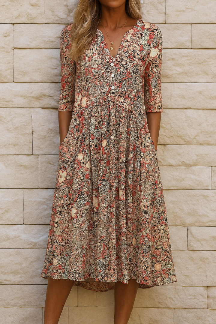 Harlow | Robe Élégante avec Décolleté en V