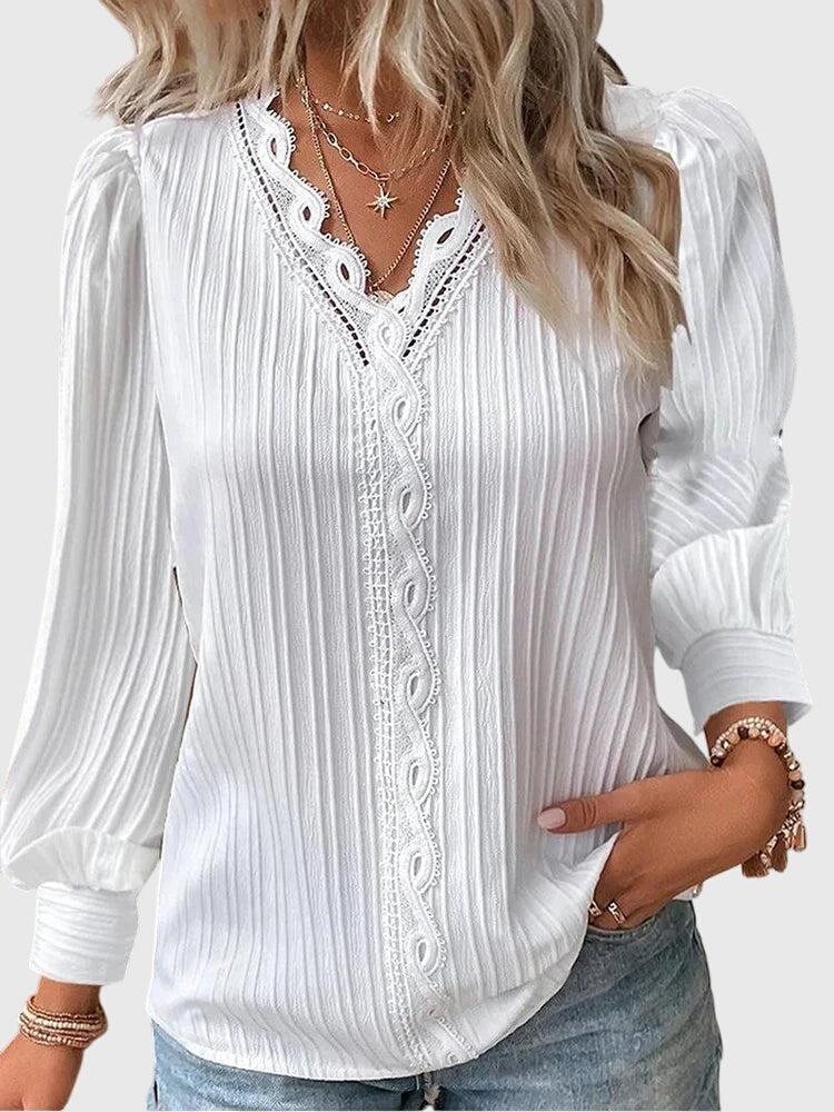 Andrea™ | Blouse Pullover Élégante