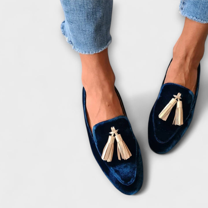 Quinnlyn™ | Mocassins Vintage avec Franges